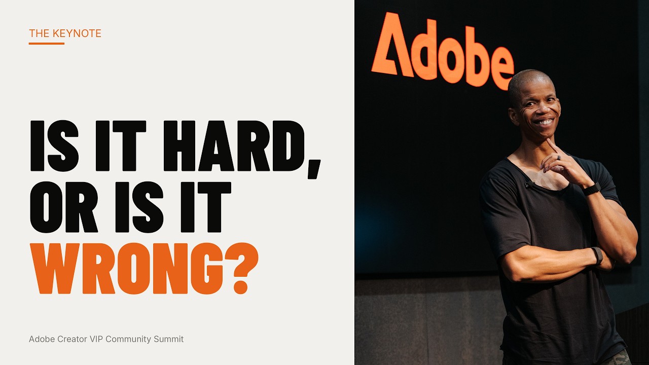 Is It Hard, Or Is It Wrong? Full keynote at Adobe